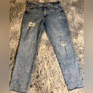 Old Navy Distressed Blue Jeans